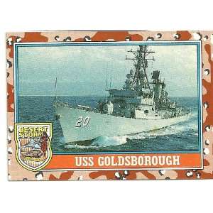  Desert Storm USS Goldsborough Card #123 
