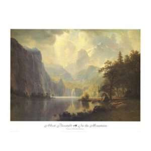  Albert Bierstadt   In The Mountains Canvas