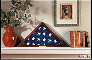 VETERANS OR MEMORIAL FLAG DISPLAY CASE NEW  