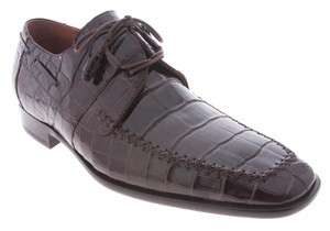 Mezlan Brown 3268 Alligator Mens Dress Oxfords Shoes  