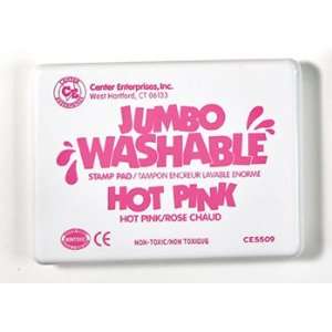  Jumbo Stamp Pad Hot Pink Washable