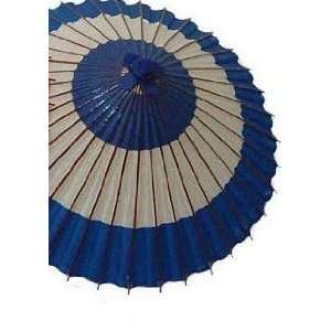  Japanese Antique Umbrella Blue KASA SUKEROKU Pattern 
