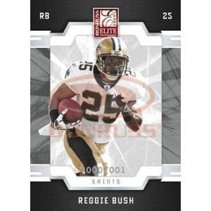 Reggie Bush   New Orleans Saints   2009 Donruss Elite NFL Football 