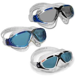  Aqua Sphere Vista Swim Mask Blue Lens Goggles Sports 