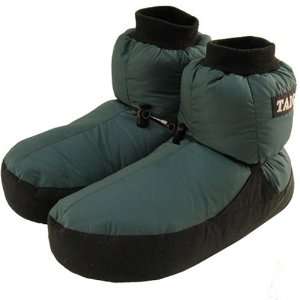 TAIGA Down Booties Foot Warmers, Teal, Mens XL, MADE IN CANADA 