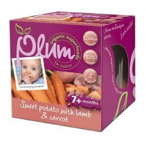 Plum Organic Superfoods Sweet Potato with Lamb & Carrot Baby Food   2 