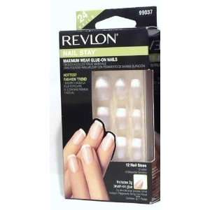  Revlon Nail Stay Maximum Wear Glue on Nails 99037 Beauty