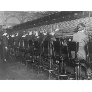  Female Switchboard Operators Connecting Calls Photographic 