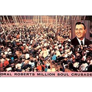  Oral Roberts Million Soul Crusade POSTCARD ministries 