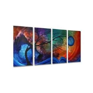   Cosmic Collision by Megan Duncanson, Abstract Wall Art   23.5 x 48