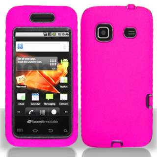 Pink Double Layered Hard Case Samsung Galaxy Prevail  