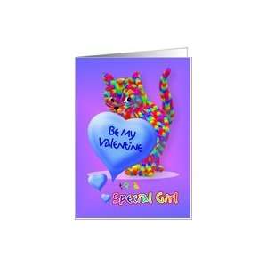  Valentine Kitten Greeting for Girl Card Health & Personal 
