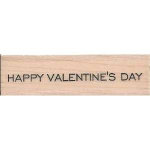   Valentines Day Typed Wood Mounted Rubber Stamp (D770) Arts, Crafts