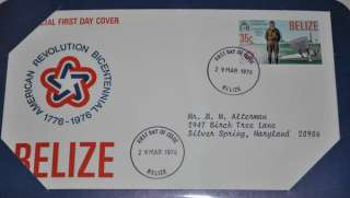 1970s INTERNATIONAL FIRST DAY COVERS HONORING AMERICAS BICENTENNIAL 