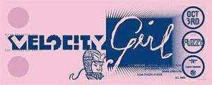 Velocity Girl + Fuzzy RARE ORIG 1994 LIVE GIG POSTER  