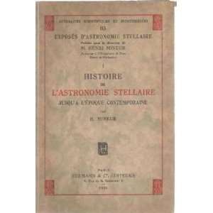   astronomie stellaire jusqua lepoque contemporaine Mineur Books