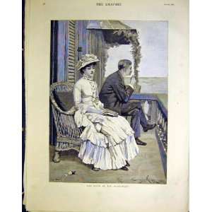  Wane Honeymoon Couple Lady Man Gunning King 1883