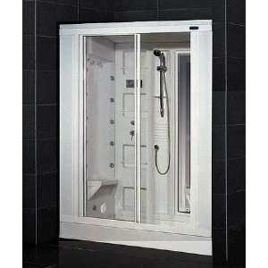 Ameristeam Steam Bathroom Shower Enclosure With 15 Body Jets Ceiling 