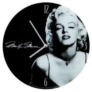  Marilyn Monroe Clock   Glass