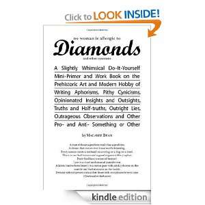 No Woman is Allergic to Diamonds Macabee Dean  Kindle 