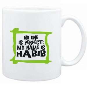 Mug White  No one is perfect My name is Habib  Male Names  