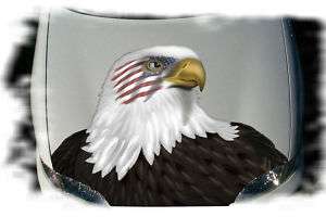 American flag bald eagle car truck Hood Graphics decal  