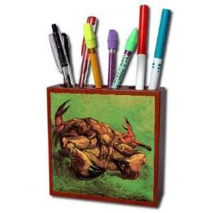  Crab on Its Back By Vincent Van Gogh Pencil Holder Office 