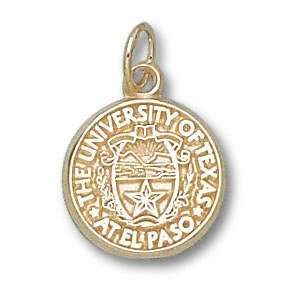  UTEP Miners Solid 14K Gold Seal 5/8 Pendant