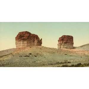 Giant Club and Kettle Formations in Utah, ca. 1902   Exceptional Print 