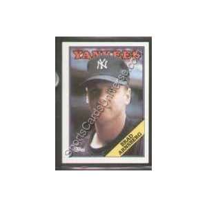  1988 Topps Regular #159 Brad Arnsberg, New York Yankees 