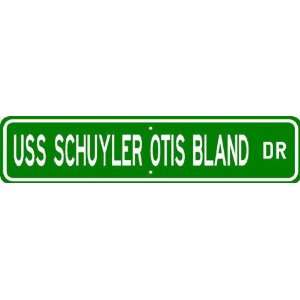  USS SCHUYLER OTIS BLAND AK 277 Street Sign   Navy Patio 