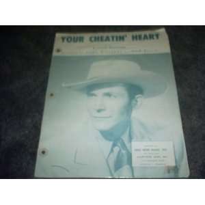  Your Cheatin Heart Sheet Music HANK WILLIAMS Books