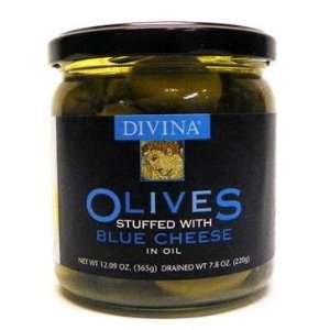 Divina Olives Stuffed w/ Blue Cheese in Oil 13.4oz