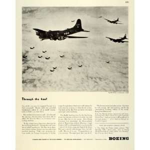 Ad Boeing Co WWII B 17 Flying Fortress Army Air Corps Heavy Bomber 