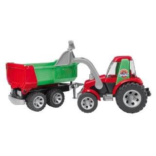Bruder Tractor with Frontloader and Rear Tipper