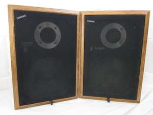VTG Vintage Ampex Branded Adjustable Hi Range Floor Speakers  