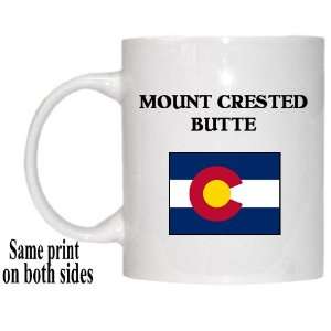   State Flag   MOUNT CRESTED BUTTE, Colorado (CO) Mug 