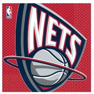   By Amscan New Jersey Nets Basketball   Lunch Napkins 