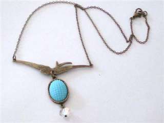 FLYING SWALLOW PENDANT CHARM NECKLACE  