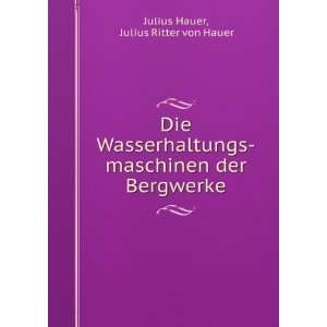    maschinen der Bergwerke Julius Ritter von Hauer Julius Hauer Books