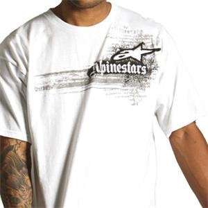  Alpinestars Youth Havelock T Shirt   Medium/White 