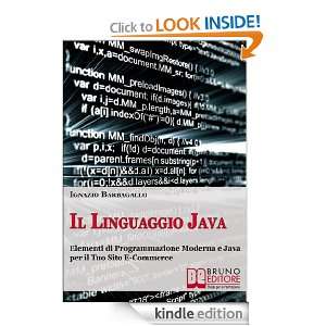 Il linguaggio Java (Italian Edition) Ignazio Barbagallo  