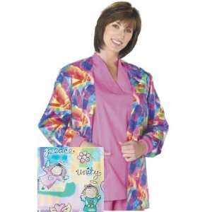  Medline 6109SRBLS Peaches Cardigan Jacket Serenity Blue 