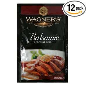 Wagner Sauce Mix, Balsamic Red Wine, 2.15 Ounce Packages (Pack of 12)