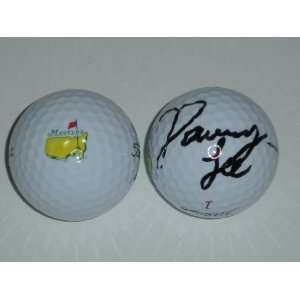   Danny Lee Signed Official Masters Titleist Golf Ball 