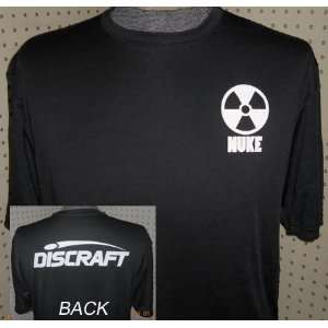  Discraft Rapid Dry Performance T Shirt   Nuke Logo Sports 