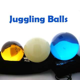 Clear UV Translucent Blue Acrylic contact Juggling ball 80mm 360g 