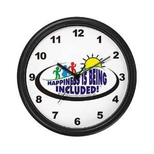  Happiness is Aspergers Wall Clock by  Everything 