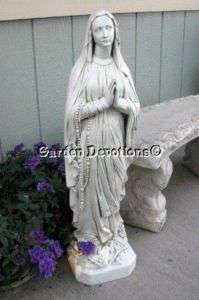 Stunning OUR LADY LOURDES 36 Mary Garden Statue NICE  