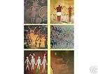 Petroglyph Coasters 6 Images Indian Native American